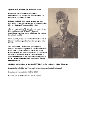 A preview of a PDF biography for Minty, Kenneth Buck